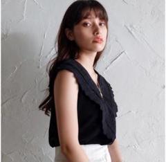 【Cara TOKYO 】バイカラーラッフルトップス 2025年最新】katrin tokyo トップスの人気アイテム - メルカリ