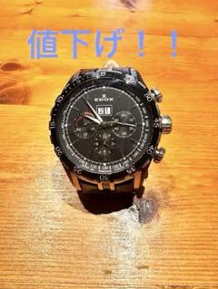 EDOX クロノグラフ ブラック 時計のサムネイル