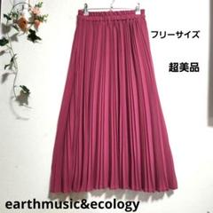 『earthmusic&ecology 』シフォンプリーツロングスカート／Fのサムネイル