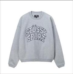 stussy sport supreme グレー スウェット トレーナー l stussy sport supreme グレー スウェット トレーナー l トップス