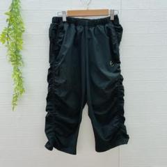 【HUITIEME】 シャーリングパンツ ヨガパンツ (S) スポーツウェア 黒