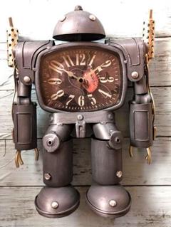 時計　置き時計  ロボット 壁掛け時計　ブリキ製 アンティーク  アメリカン 時計 置き時計 ロボット 壁掛け時計 ブリキ製 アンティーク