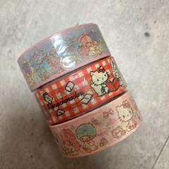 サンリオ マスキングテープ 3個セット マイメロ キキララ キティ