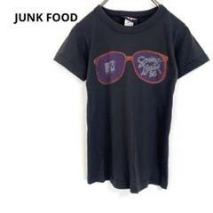 ジャンクフード【S】トップス　Tシャツ　半袖　プリント　ロゴ　綿　ポリエステル