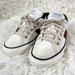 GUCCI テニス 1977 GGキャンバス　シェリー　 スニーカー