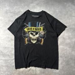 Q24 古着80s復刻GUNS N' ROSES バンドTシャツ　黒