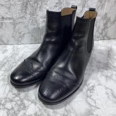 マーガレットハウエル 本革 サイドジップ ロングブーツ 茶 22cm ロングブーツ 本革 レディース プレーンブーツ 防滑 レザー