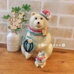 しろくま貯金箱 Fresh♪スイカづくしコーデセット④(ミニくまセット)