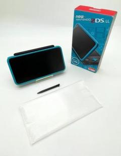 任天堂　Newニンテンドー2DS LL ブラック×ターコイズ【極美品】
