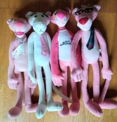 ローズオニールキューピー×ピンクパンサー ぬいぐるみ大【お座り】２体セット ローズオニールキューピー×ピンクパンサー ぬいぐるみ大【お座り