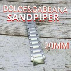 D&G 腕時計のバンド　ドルチェ&ガッバーナ　ステンレス　シルバー　20MM