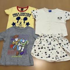 100 男の子　ベビードール　GAP ディズニー　セットアップ　半袖