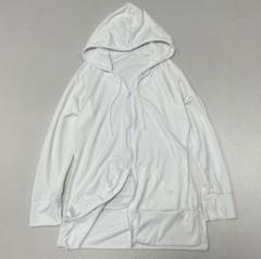 ユリウス　ロングパーカー　archive White ダブルジップ