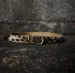 小物 00s archive Y2K leopard fur belt grunge Zac's Alter Ego Retro Style Faux Fur Leopard Print Belt at