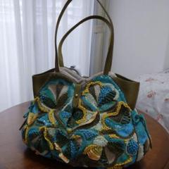 ✳︎超美品✳︎JAMIN PUECH 刺繍ビーズ装飾 パーティーバッグ