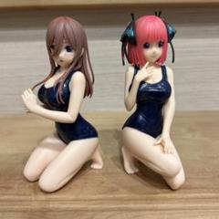 五等分の花嫁　水着/制服フィギュアセット　ミニチュアフィギュア　箱無し 五等分の花嫁 フィギュア 水着 ver. 一花 二乃 三玖 3種セット