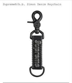 Supreme x b.b. Simon Denim Keychain 黒　新品のサムネイル