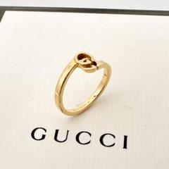 GUCCI グッチGGロゴYG ゴールドリング8号