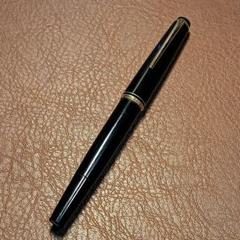 MONTBLANC 万年筆　NO.22 黒軸 美品 EF 14C 60s モンブラン No 22 MONTBLANC No 22 （細字） 14K 03134