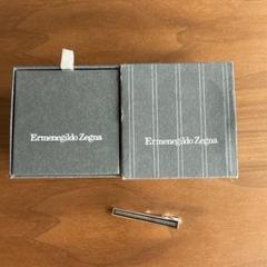 エルメネジルドゼニア ネクタイピン トリプルステッチ タイピン 金属素材 ケース エルメネジルドゼニア ネクタイピン トリプルステッチ タイピン