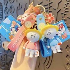 ◾︎ キーホルダー 男の子 小学生 1年生 おもしろ 可愛い ブルー ランドセル