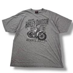 ハーレーダビッドソン アメリカン バイクプリント 両面プリント 古着 Tシャツ