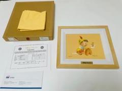 極美品 ディズニー ピノキオとジミー 絵画 マニュエル・エルナンデス 付属完備 極美品 ディズニー ピノキオとジミー 絵画 マニュエル