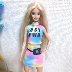 ♥️夏カジ服♥️バービー レインボー セパレートミニ 250613★送料無料★即のサムネイル