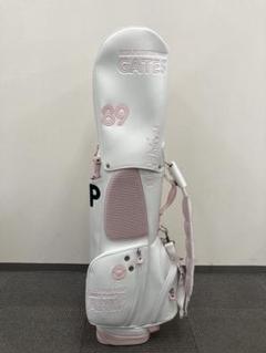 PEARLY GATES パーリーゲイツ　キャディバック　ホワイト/ベビーピンク パーリーゲイツ PG 【LimitedEdition2】バイカラースタンド