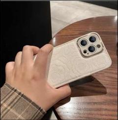 ホワイト シンプル フラワー ソフトケース 花柄 iPhoneケース 韓国