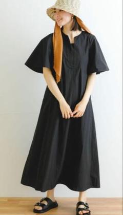 URBAN RESEARCH 綿ナイロンフレアワンピース URBAN RESEARCH（アーバンリサーチ）の「綿ナイロンフレア
