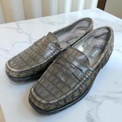 【極美品】BALLY バリー グレージュ レザーローファー 24cm 極美品】BALLY バリー スリッポン ローファー ブラック 24.5cm