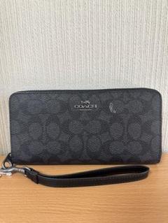 ⭐️新品未使用品✨COACH ブラックレザー長財布