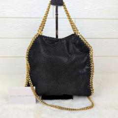 美品✨ステラマッカートニー ファベラ ミニトートバッグ ゴールドチェーン ステラマッカートニー ファラベラミニバッグ ゴールド