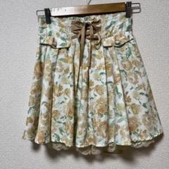302◇鳥かご柄キュロット サックス axes femme アクシーズ ファム 302◇鳥かご柄キュロット サックス axes femme アクシーズ