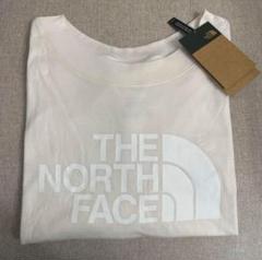 ノースフェイス　半袖Tシャツ　ベージュロゴ