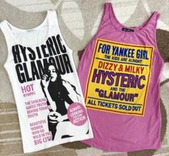HYSTERIC GLAMOUR グラフィックタンクトップ 2枚セットのサムネイル