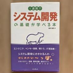 1週間でシステム開発の基礎が学べる本