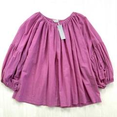 ✶美品✶ ハグオーワー ギャザーネック リボンブラウス ✶美品✶ ハグオーワー ギャザーネック リボンブラウス