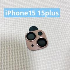 iPhone15 15plus カメラフィルム 保護フィルム ピンク