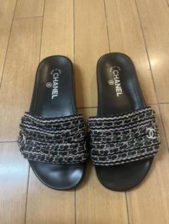 【CHANEL シャネル】サンダル　ミュール　ココマーク　36+ 訳あり シャネル ミュールサンダル ココマーク レディース SIZE
