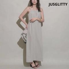 JUSGLITTY - JUSGLITTY コットンリネンキャミ Jusglitty コットンリネンキャミ キャミソール - メルカリ