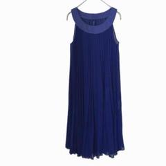LAUTREAMONT　プリーツワンピースドレス　インナーキャミ　ネイビー（2）