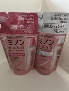 ミノン　シャンプー　コンディショナー　詰め替え用　セットのサムネイル