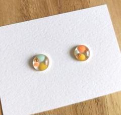no.6283 ハンドメイド レジン ピアス イヤリング