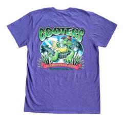 THE古着！タートルTシャツ パープル 丸胴 ビールアニマル