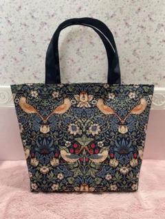フリー出品②　モリス＆コー　ピンパーネルフラワーズ　仕切りポーチ付トート □モリスコレクション,バッグ | 輸入雑貨～カランフィル（旧店名