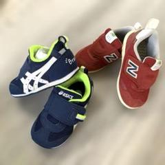 asics スクスク　ニューバランス　14.0cm