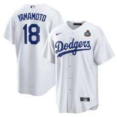 MLBドジャース山本由伸選手　ワールドシリーズユニフォームWSパッジ付き