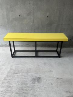 yellow bench インダストリアル ベンチ ポストモダン